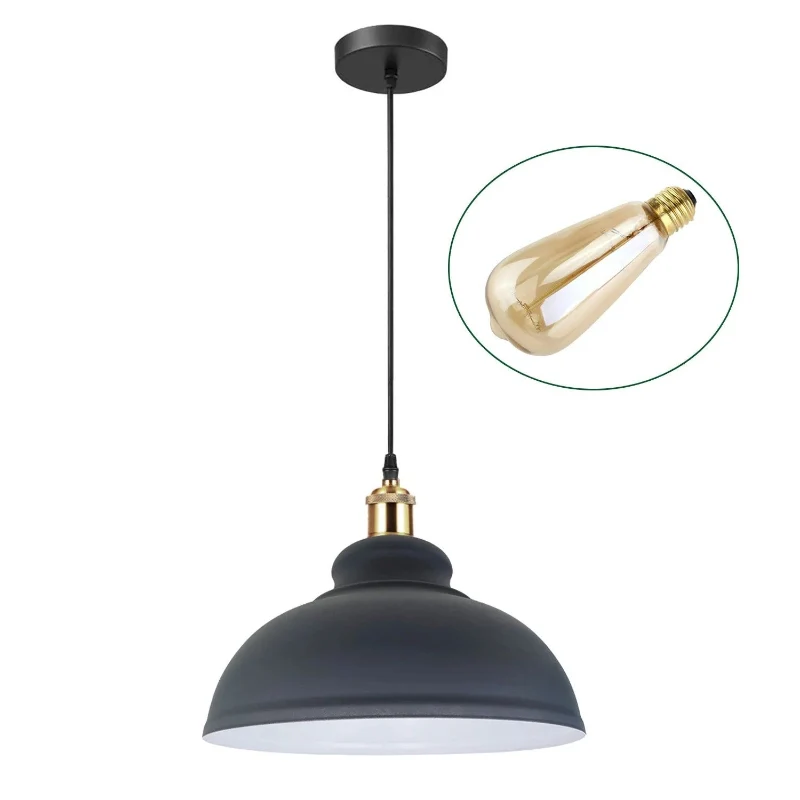 Vintage Pendelleuchte in Farben Industriestil Hängeleuchte ~3934