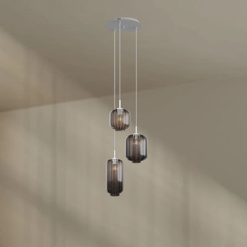 s.luce Velo Galerieleuchte 3-flammig Ø 40cm Baldachin Ø 18/20/25cm
