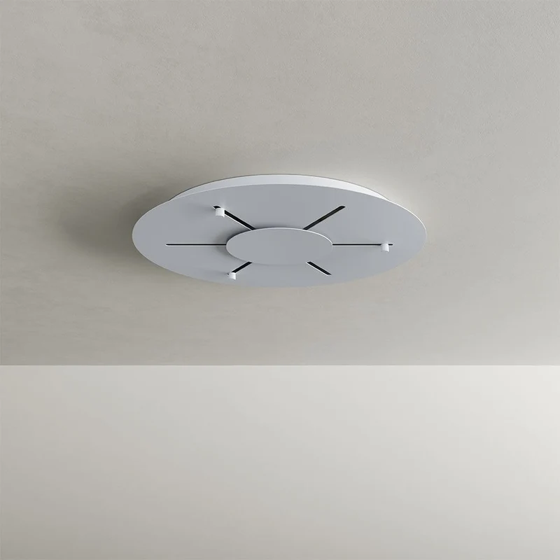 s.luce Velo 5-flammige Galerieleuchte Ø 60cm Baldachin Ø 20cm