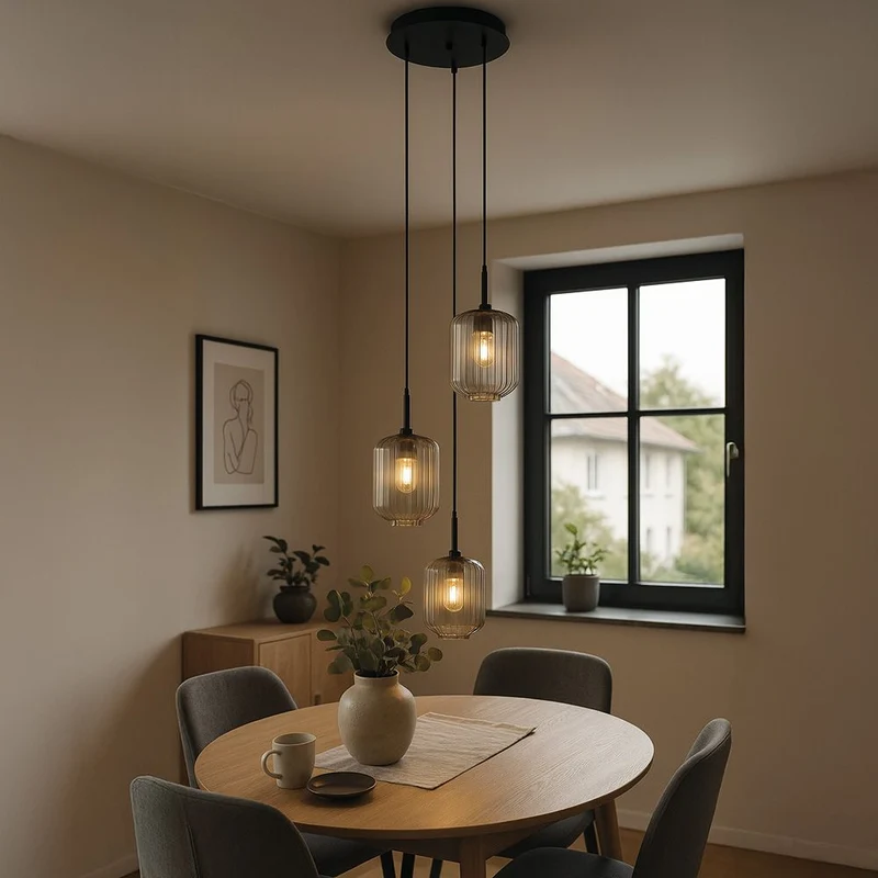 s.luce Velo 3-flammige Galerielampe Ø 40cm Baldachin Ø 25cm