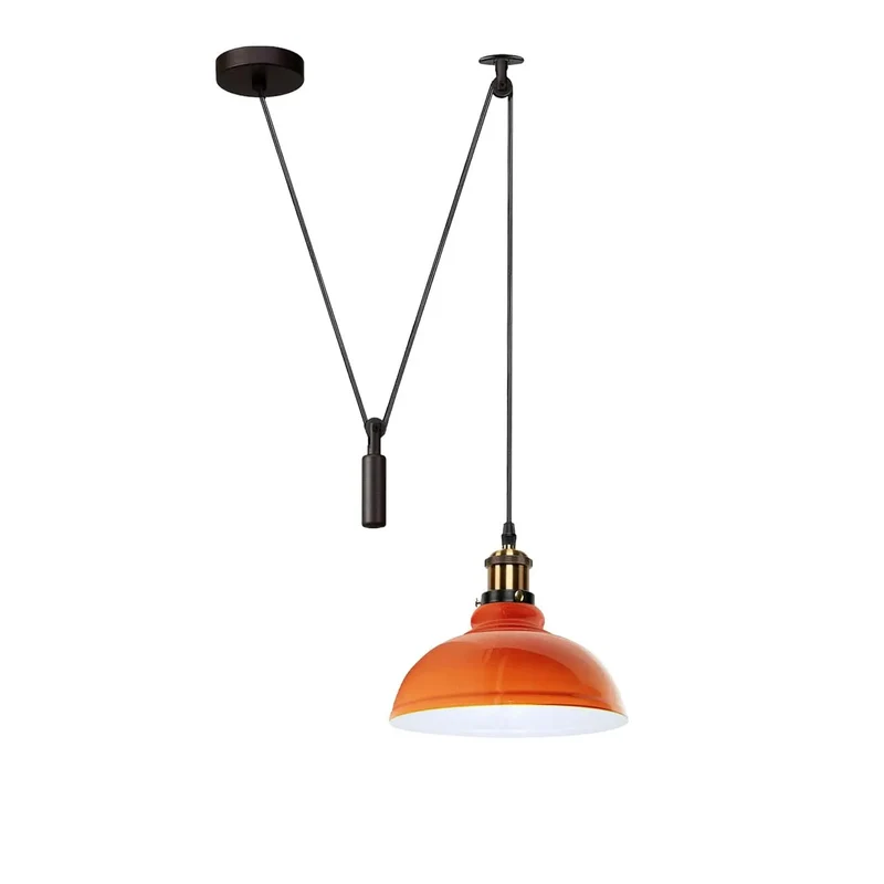 Industrial Flaschenzug Pendelleuchte 2m Hängelampe ~3867