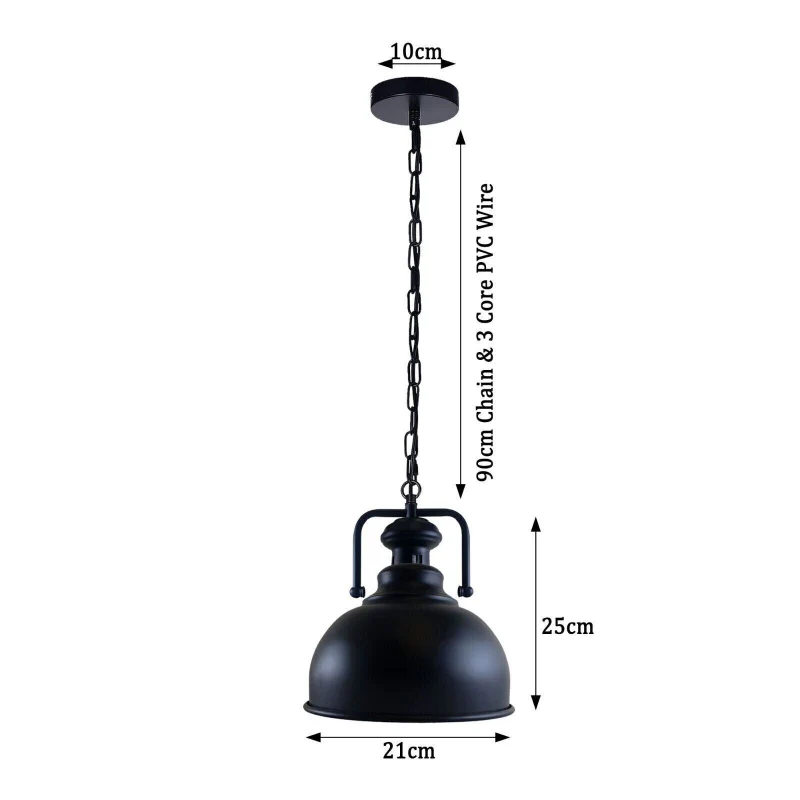 All Seasons Life Jesper Pendelleuchte Schwarz Ø 21cm ~3570