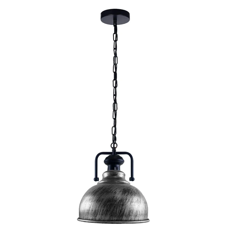 Industrie Pendelleuchte Vintage Hängeleuchte Metall Kette ~3986