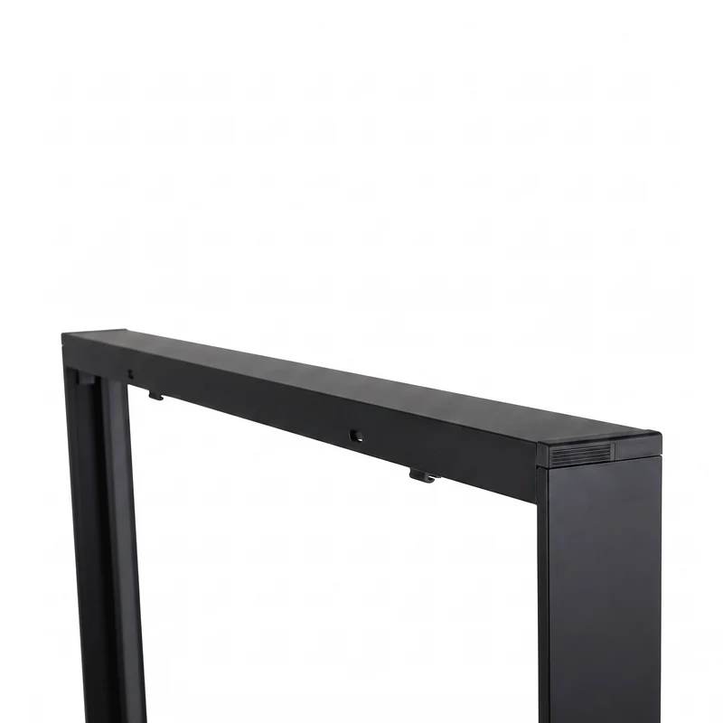 Aufbaurahmen für Backlit LED-Panel 62x62 cm, steckbar, schwarz