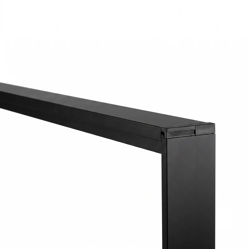 Aufbaurahmen für Backlit LED-Panel 62x62 cm, steckbar, schwarz