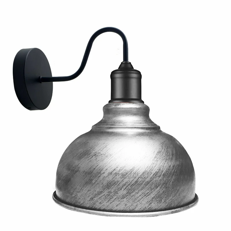 LEDSONE Vintage Wandlampe Industrial Schwanenhals E27 ~3716