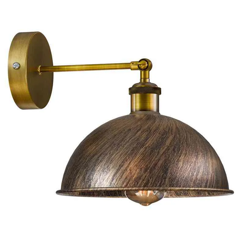 Bauhaus Wandleuchte – Vintage Gelenk Wandlampe Industrial | Ø 21cm | E27 ~3923