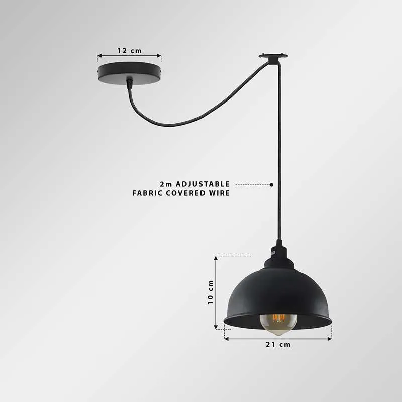 Ledsone Hängelampe mit langem kabel 2m ~3578