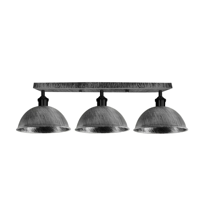 Industrie Billardleuchte – 3-flammiger Vintage Deckenbalken ~3915