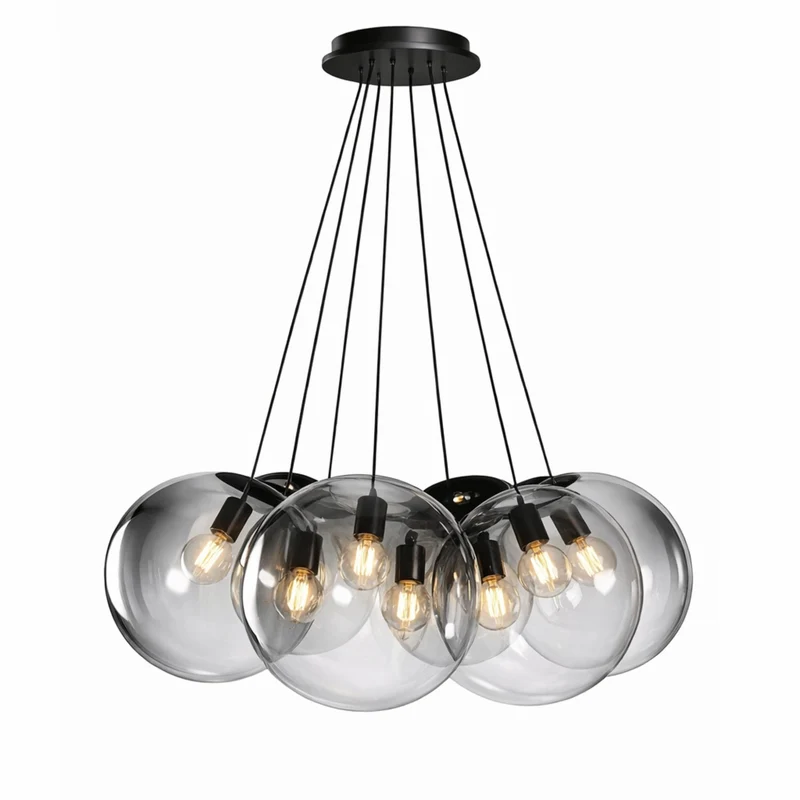 s.luce Orb Cluster Mehrfach-Hängelampe 7-flammig 7x30cm