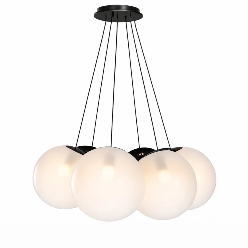 s.luce Orb Cluster Mehrfach-Hängelampe 7-flammig 7x30cm