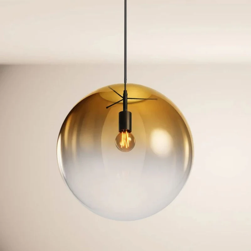 s.luce Orb Cluster Glas-Hängelampe 7-flammig 7x50cm