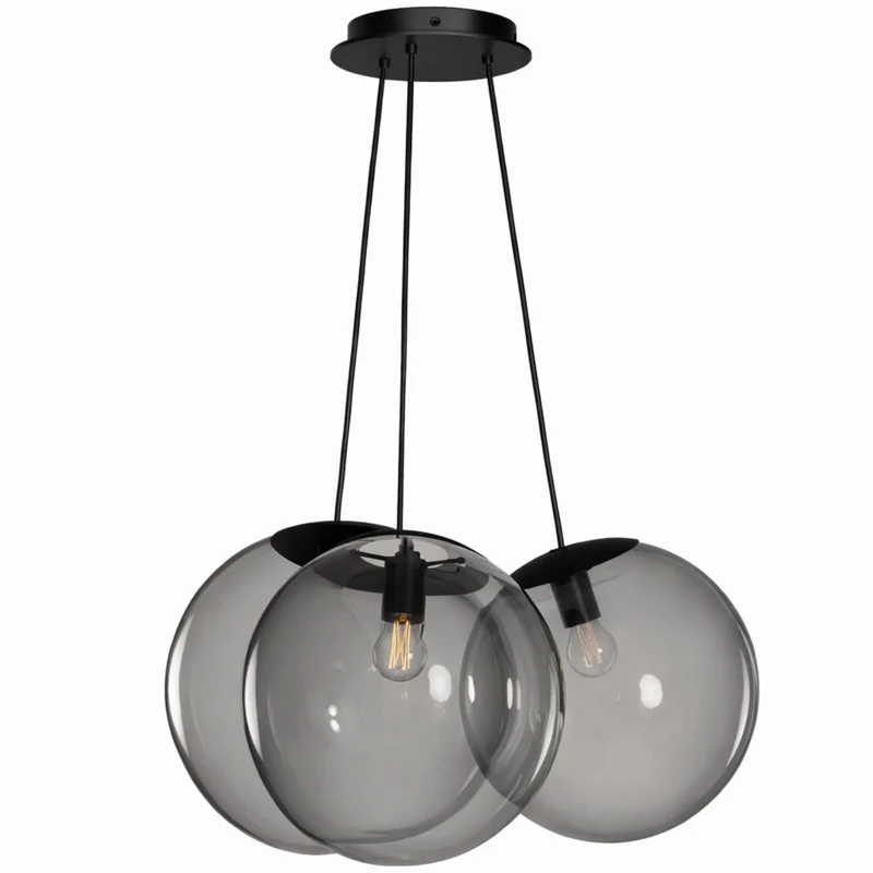 s.luce Orb Cluster Glas-Pendelampe 3-flammig 3x50cm