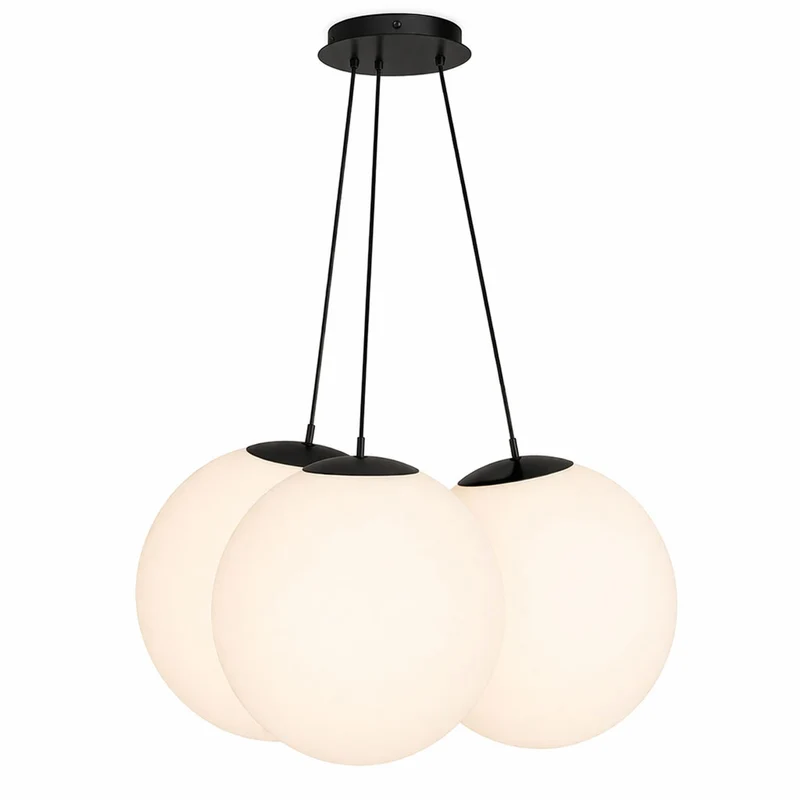 s.luce Orb Cluster Glas-Hängeleuchte 3-flammig 3x40cm