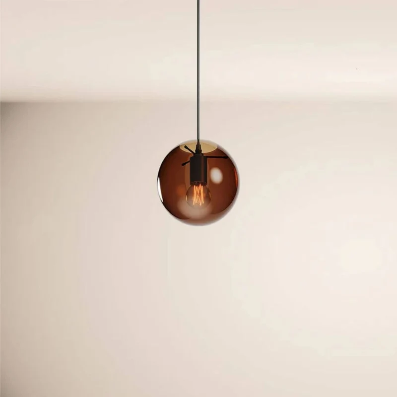 s.luce Orb Cluster Glas-Pendelleuchte 13-flammig 13x20cm