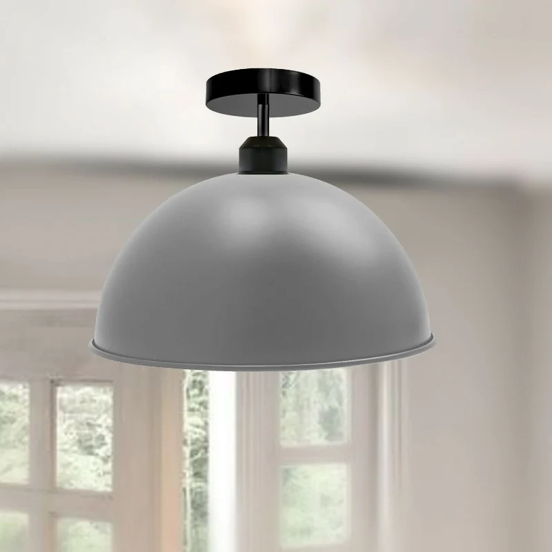 LEDSONE Farbige Retro Deckenleuchte Ø30cm Metall ~3698