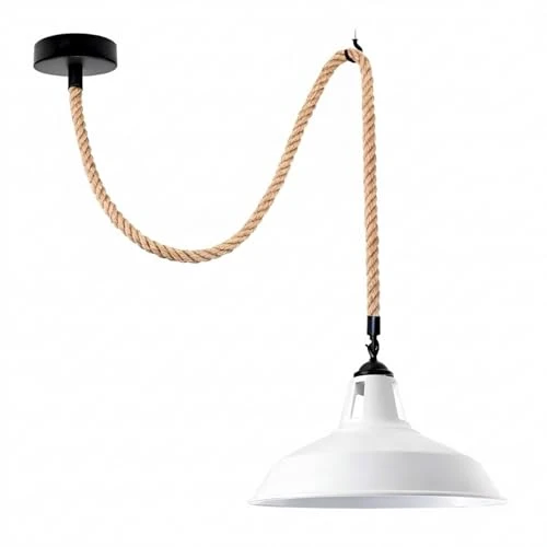 Maritime Seil-Pendelleuchte Dezentral Esstisch E27 ~3885
