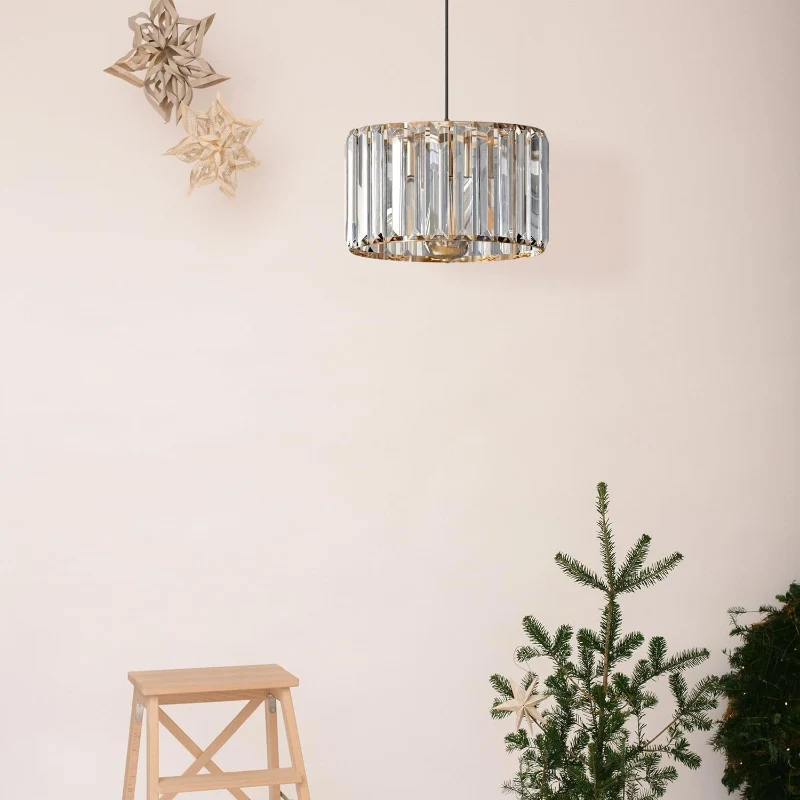 Kristallglas Lampenschirm Easyfit Kronleuchter LEDSONE ~3881