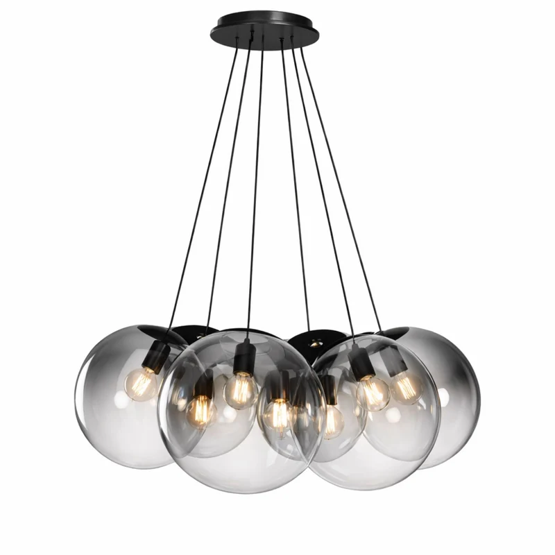 s.luce Orb Cluster Mehrfach-Pendelleuchte 7-flammig 7x20cm