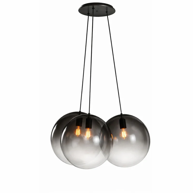 s.luce Orb Cluster Glas-Hängelampe 3-flammig 3x20cm