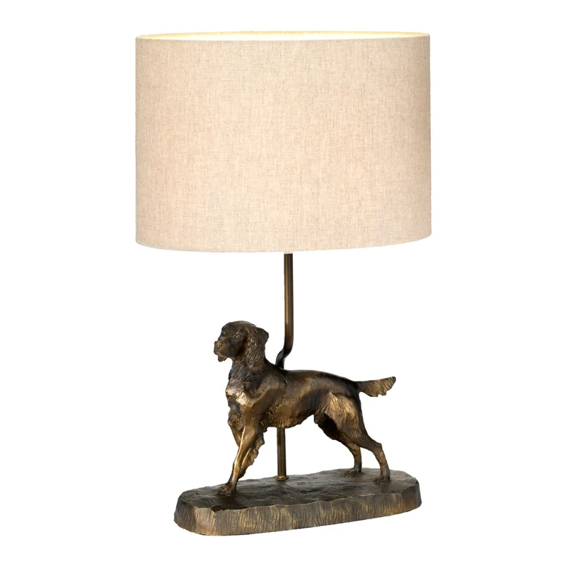 Tischleuchte Rufus 1-flammig Bronze