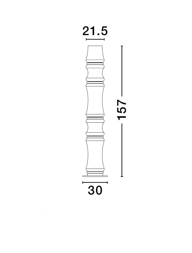 Anapnoe LED Stehlampe Ø 21,5 cm