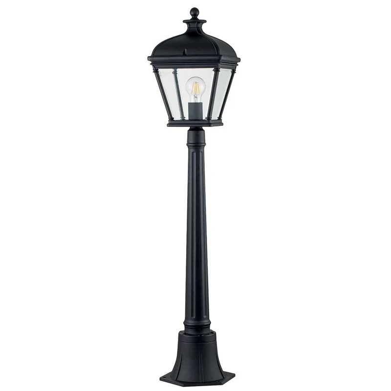 Sockelleuchte Bayview 1-flammig IP44 Schwarz 104cm