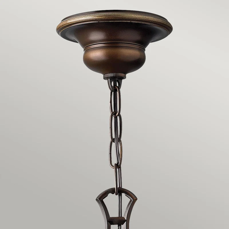 Kronleuchter Cello 6-flammig Bronze Ø 81cm