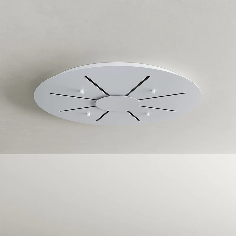 s.luce Echos Galerieleuchte 8-flammig Ø 80cm Baldachin Ø 18cm
