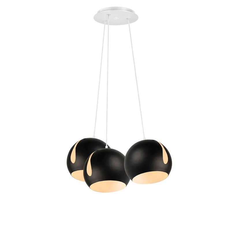 s.luce Ball Cluster Mehrfach-Pendelleuchte 3-flammig 3x20cm