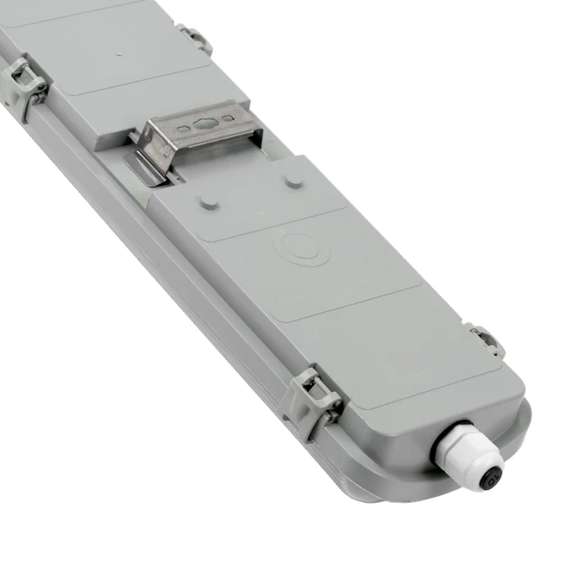 LED Wannenleuchte 60 cm, inkl 2 x 9W LED-Röhren T8,durchschleifbar, 4000K, IP65, IK08
