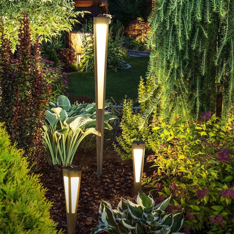 Les Jardins Solar-Fackel Tecka Naturel H 52cm aus Teakholz