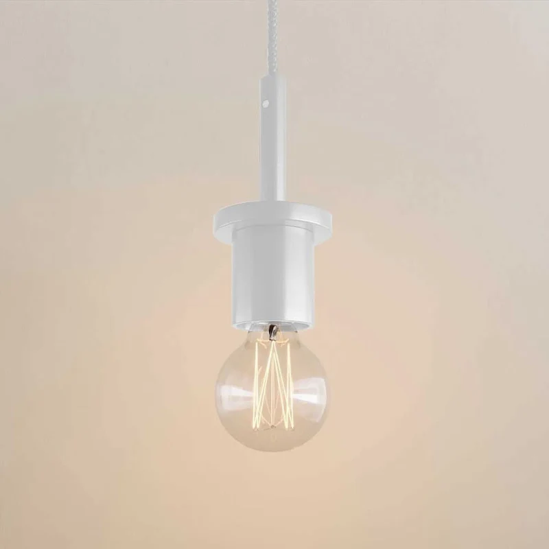 s.luce Echos Glas-Hängelampe Aufhängung 150cm Weiß