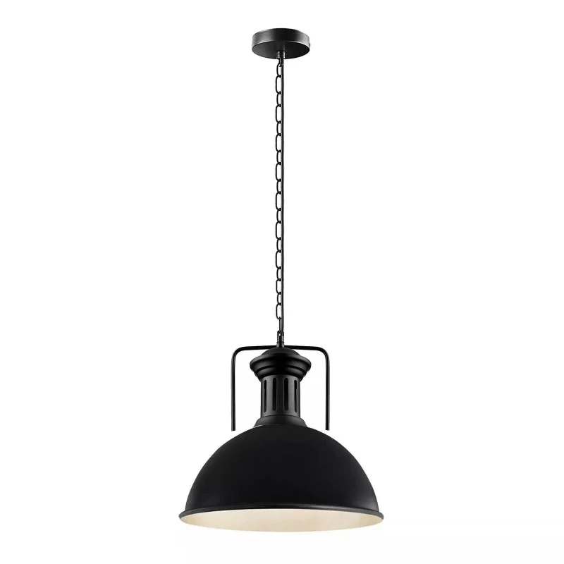 LEDSONE Pendelleuchte Schwarz Vintage Ø 30cm / 21cm ~3665