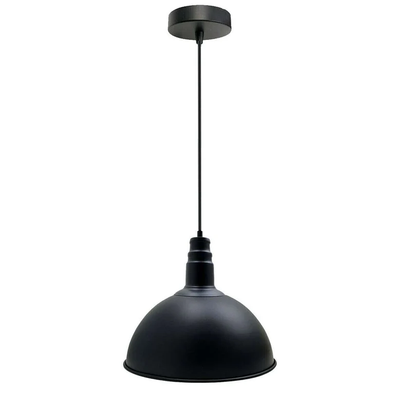 Industrielle Pendelleuchte Hängeleuchte Metall E27 messing Pendellampe~3828