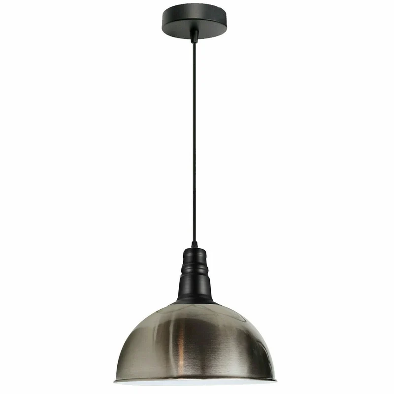 Industrielle Pendelleuchte Hängeleuchte Metall E27 messing Pendellampe~3828