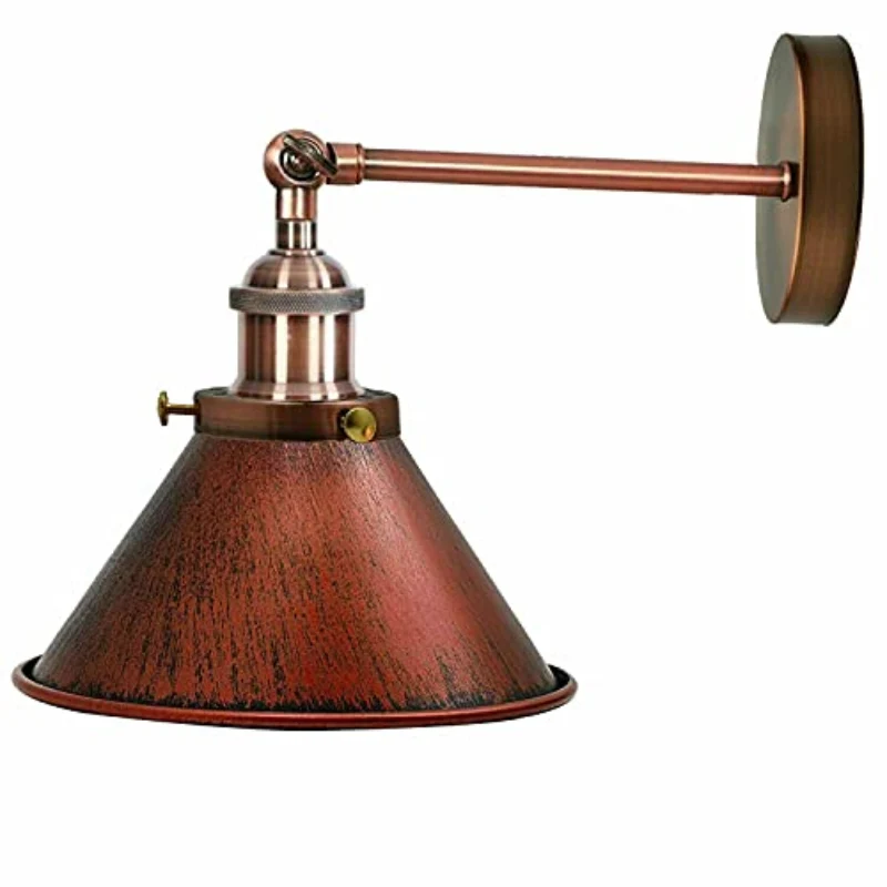 LEDSONE Retro Wandleuchte Industrie-Design E27 Metall ~3826