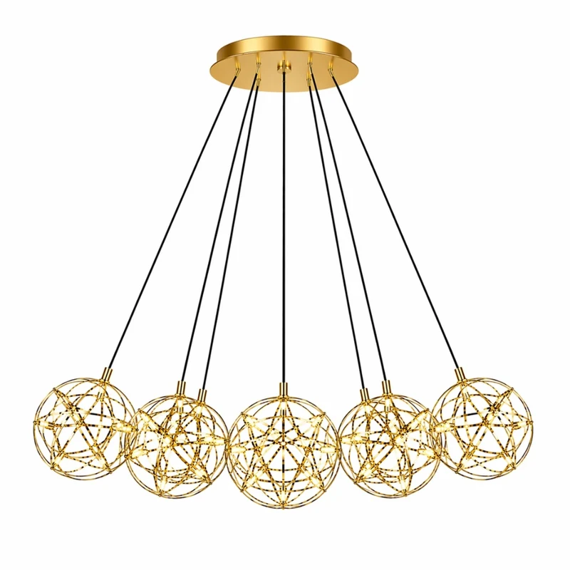 s.luce Atom Cluster LED Mehrfach-Pendellampe 7-flammig