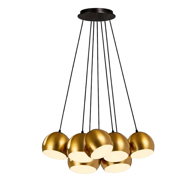s.luce Ball Cluster Mehrfach-Pendelleuchte Cluster 7-flammig 7x20cm