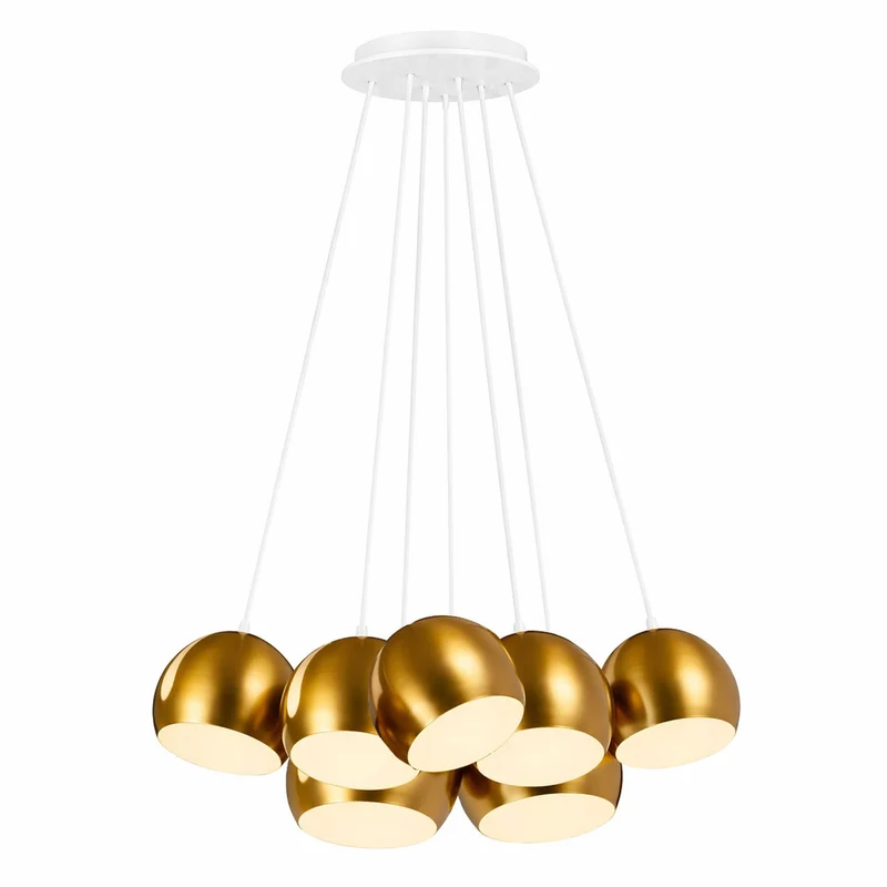 s.luce Ball Cluster Mehrfach-Pendelleuchte Cluster 7-flammig 7x20cm