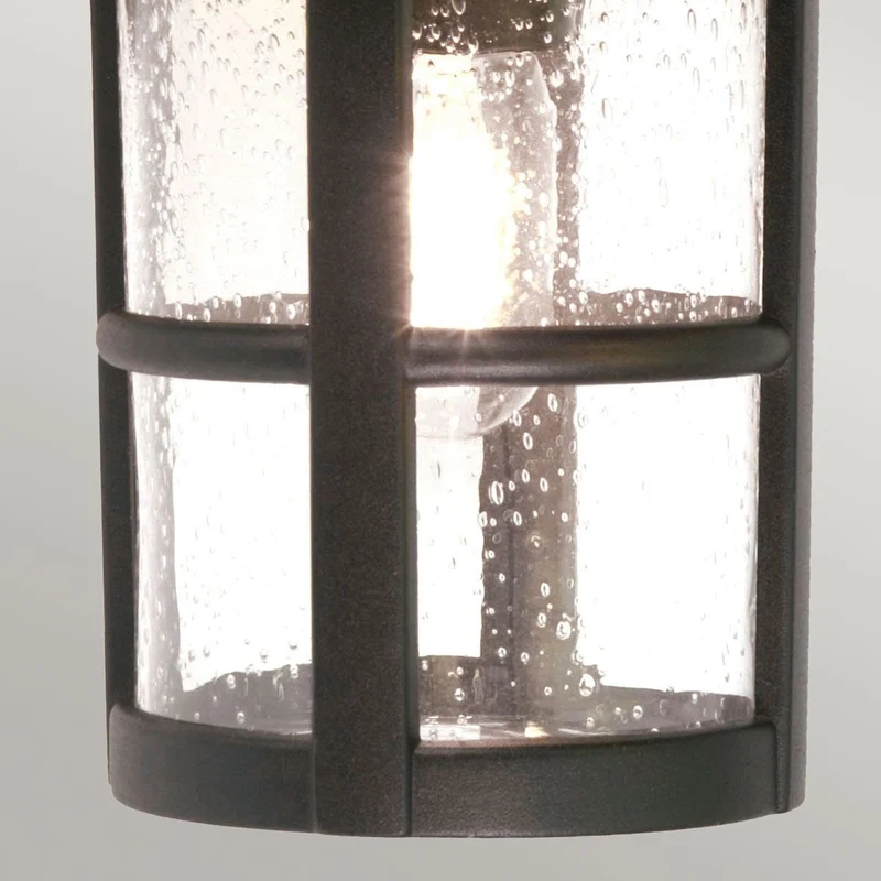 Wandleuchte Hereford 1-flammig Schwarz 20x24cm