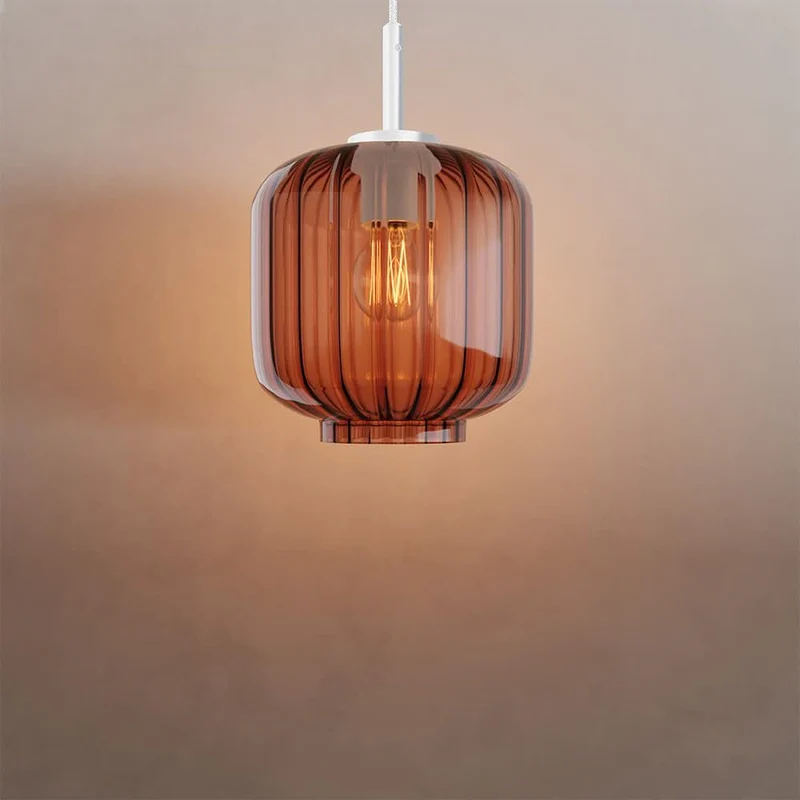 s.luce Velo Glas-Pendelleuchte Aufhängung 150cm Weiß