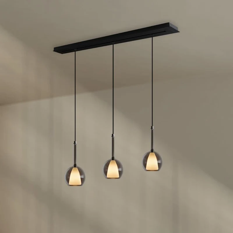 s.luce Belluna Esstisch-Pendelleuchte 3-flammig 120cm