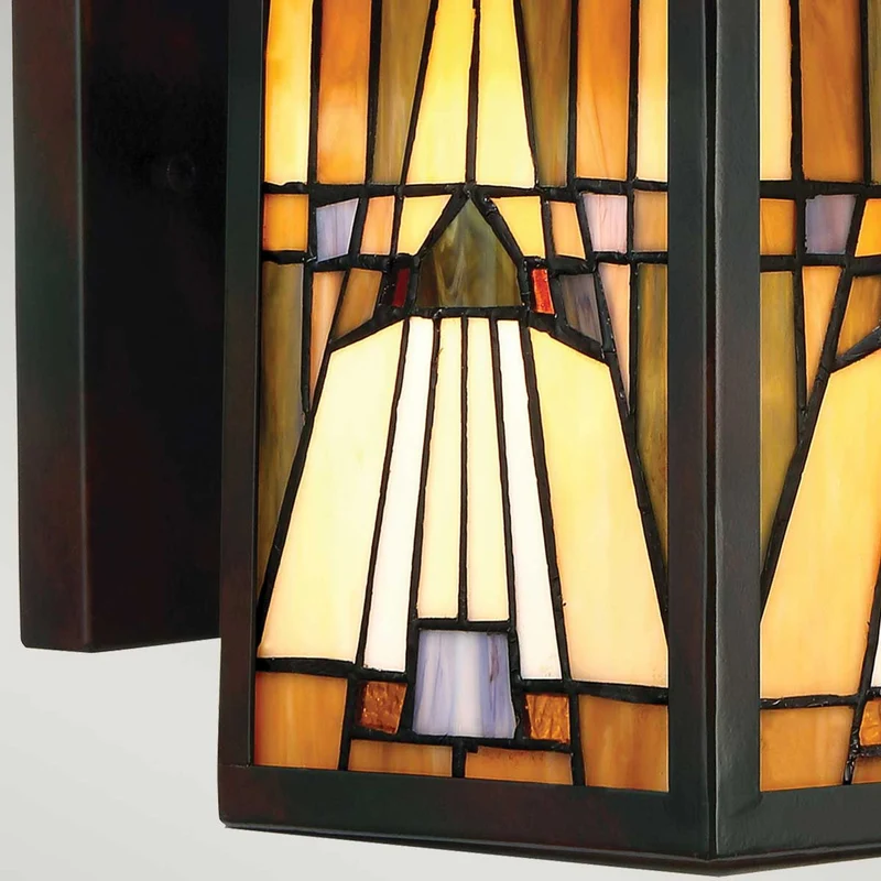Außen-Wandleuchte Inglenook 1-flammig IP44 Bronze