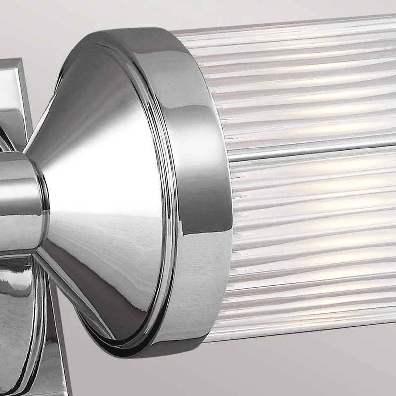 Wandleuchte Paulson 2-flammig IP44 Chrom