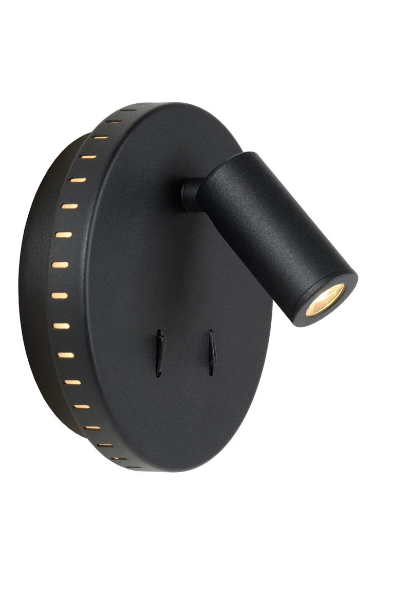 LED-Bettleuchte Bentjer schwenkbar rund Ø 14cm