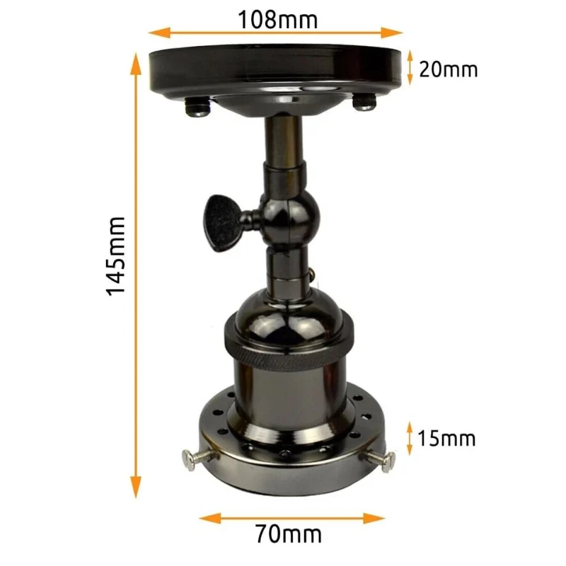 Verstellbare Retro Wand & Deckenhalterung 180° Gelenk ~3737