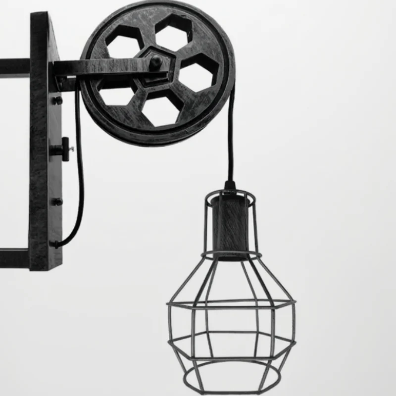 LEDSONE Vintage Rad-Wandlampe Industrial Flur ~3662