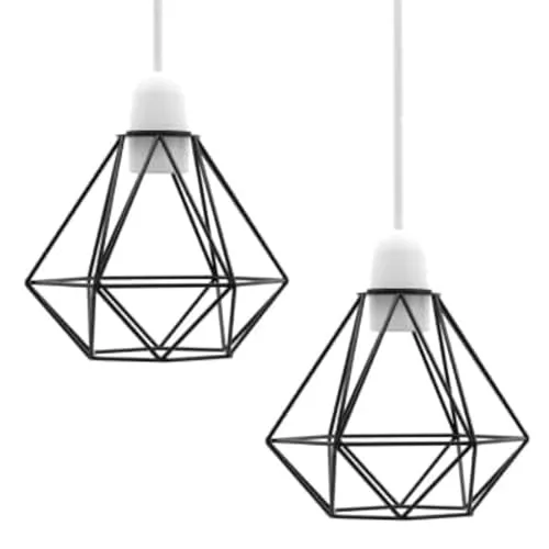 Geometrischer Drahtkäfig Lampenschirm~3681