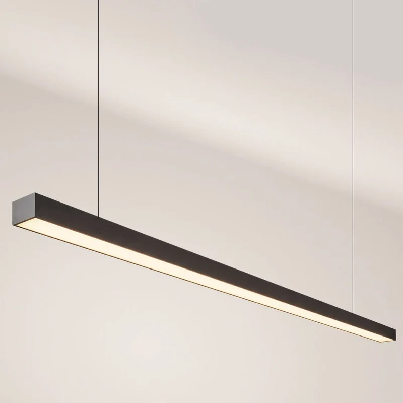 s.luce Oris LED-Linienlampe Büro-Pendelleuchte XL nach Maß 2700K